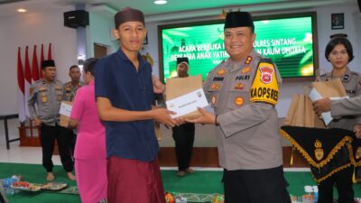 Momentum Ramadhan, Kapolres Salurkan Bantuan Sosial