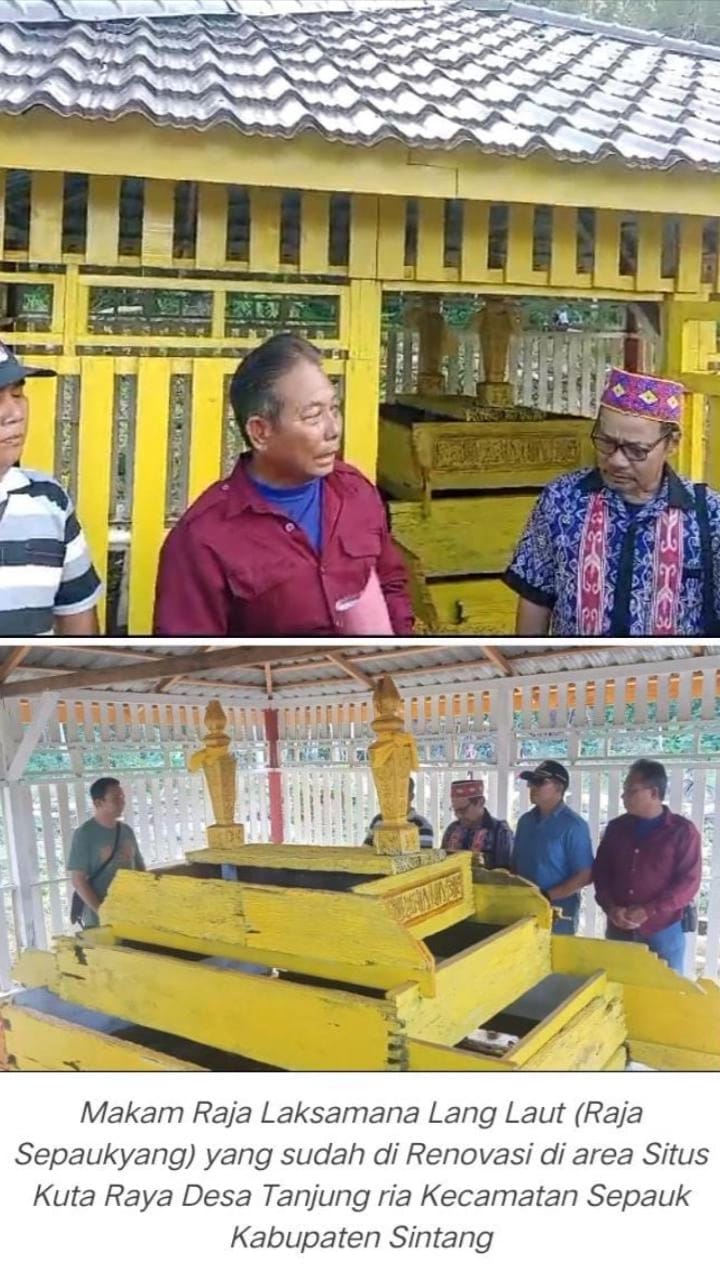 Bentuk Terima kasih Masyarakat Melalui Kades Tanjung Ria Kepada Aipda Syamsuri,Dan kepolisian Serta Kapolri, Kapolda Kalbar dan Kapolres Sintang