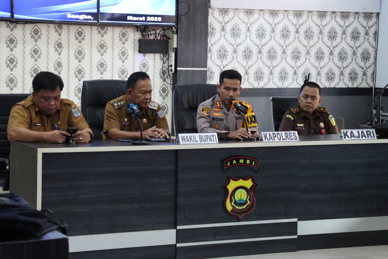 Polres Merangin Laksanakan Rakor Lintas Sektoral, Pastikan Pelayanan Pengamanan Mudik 2025 Berjalan Aman Dan Kondusif