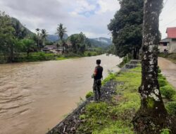 Koptu Suyanto Laksanakan Patroli menjaga kelestarian lingkungan dan keamanan wilayah di Desa Muara Air Dua Kecamatan Batang Asai