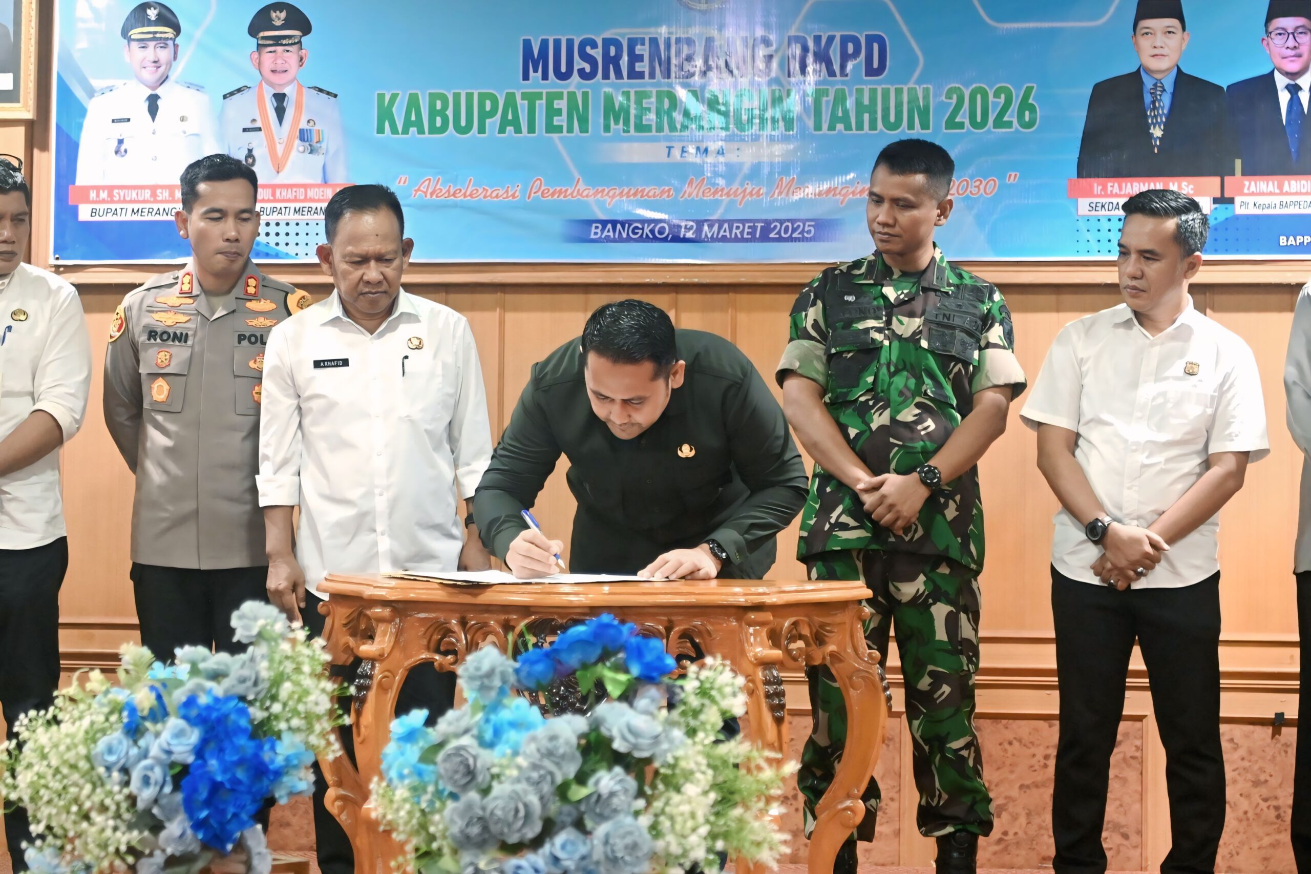 H M Syukur: Musrenbang Titik Tolak Rencana Pembangunan Bupati Merangin Buka Musrenbang RKPD Merangin 2026