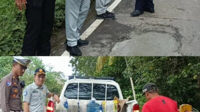 Swadaya, FK2L Sintang Mulai Perbaiki Titik Kerusakan Jalan Sintang Menuju Batas Sekadau