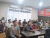 Zoom Meeting Kapolres dan Awak Media di Merangin di isi Ceramah Agama dari Ustad Das’ad Latif