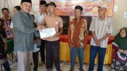 Pemerintah Desa Sinar Sekampung Salurkan Bantuan Langsung Tunai Dana Desa (BLTDD) Tahap 1 Tahun 2025 di Balai Pekon