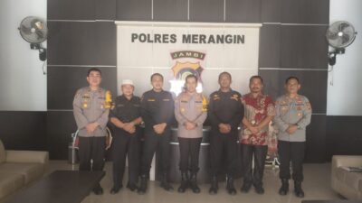 Kapolres Merangin Terima Kunjungan Silaturohmi Pengurus SENKOM Cabang Merangin