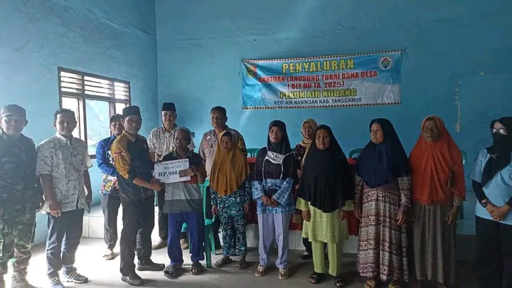 Pekon Air Kubang, Salurkan Bantuan Langsung Tunai Dana Desa (BLTDD) Tahap 1 Tahun 2025