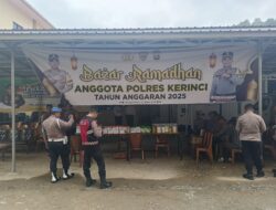 Polres Kerinci Laksanakan BAZAR Bekerjasama Bulog Kerinci serta Zoom Meeting Bersama Kapolri