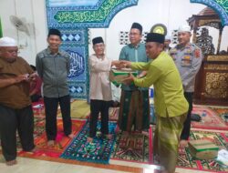 Polsek Muara Siau bersama TIM SAFARI RAMDHAN Tingkat Kabupaten Laksanakan Tarawih di Desa Sungai Ulas