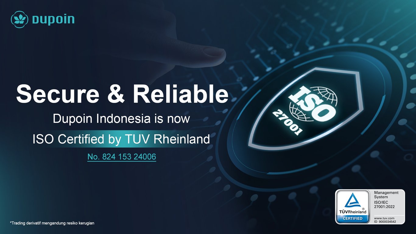 Keamanan Terjamin! Dupoin Kantongi Sertifikasi ISO 27001:2022  dari TUV Rheinland