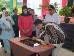 H.M. Syukur Resmikan Rumah Data dan PKK Desa Lantak Seribu Bupati Merangin Bangga Pada Peran KWT se-Dapil III Pamenang