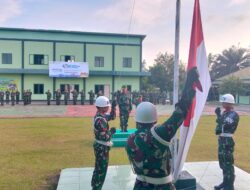 Upacara Mingguan Berlangsung Khidmat, Irup Tekankan Kedisiplinan Prajurit