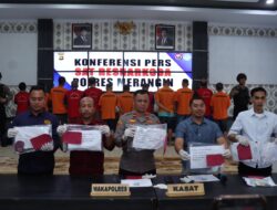 27 Orang Tersangka Kepemiilikan Narkotika di Amankan SatresNarkoba Polres Merangin 