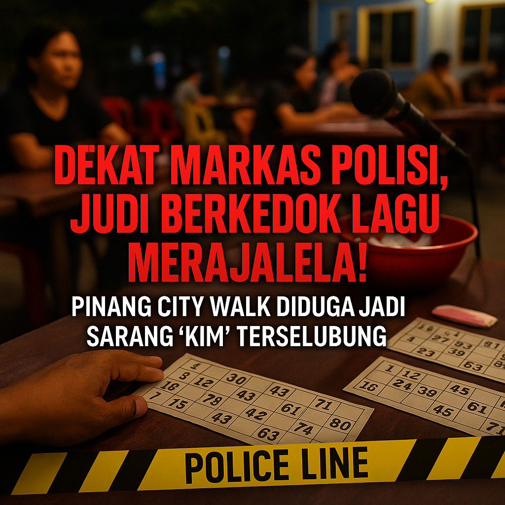 Pinang City Walk Diduga Jadi Sarang Perjudian Berkedok Lagu Berhadiah, Dekat Polsubsektor Tanjungpinang Kota!