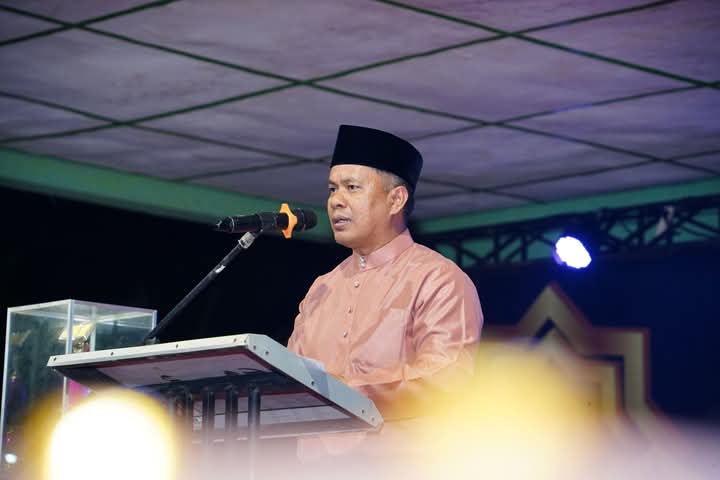 Wakil Bupati Tebo  Nazar Efendi SE. M.SI.Secara Resmi  Membuka MTQ  Ke 37 Tinggkat Kec Rimbo Bujang Kab. Tebo