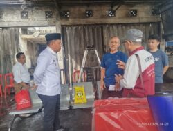 BASNAS Kabupaten Tebo  Salurkan Bantuan Kemanusiaan Kepada Warga Korban Kebakaran Di Sungai Bengkal