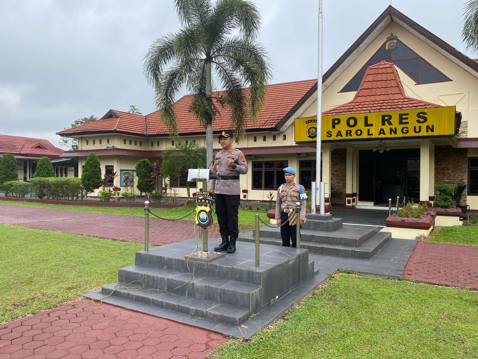 Kapolres Sarolangun Pimpin Apel Kesiapsiagaan Hari Buruh Sedunia