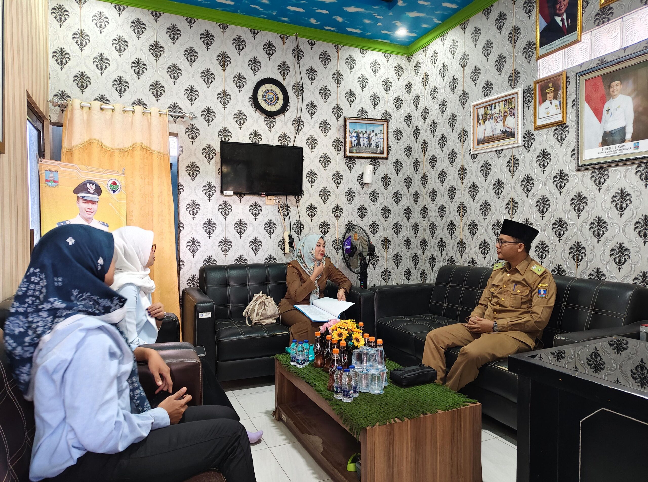 KUNJUNGAN MONEV PEROGRAM SRPPA OLEH DKBPPPA KABUPATEN SERANG KE DESA SINDANG HEULA