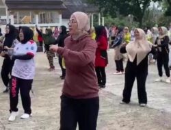 Ratusan Lansia dan Warga Antusias Ikuti Senam Lansia Dipandu Hj Hesnidar Haris, Hj Hj Lavita Syukur dan Hj Emi Minarsih Khafid