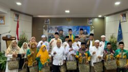 Dandim 0420/Sarko di Wakili Kasdim bersama Bupati dan Kapolres diwakili Lepas 344 CJH Kabupten Merangin