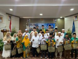 Dandim 0420/Sarko di Wakili Kasdim bersama Bupati dan Kapolres diwakili Lepas 344 CJH Kabupten Merangin