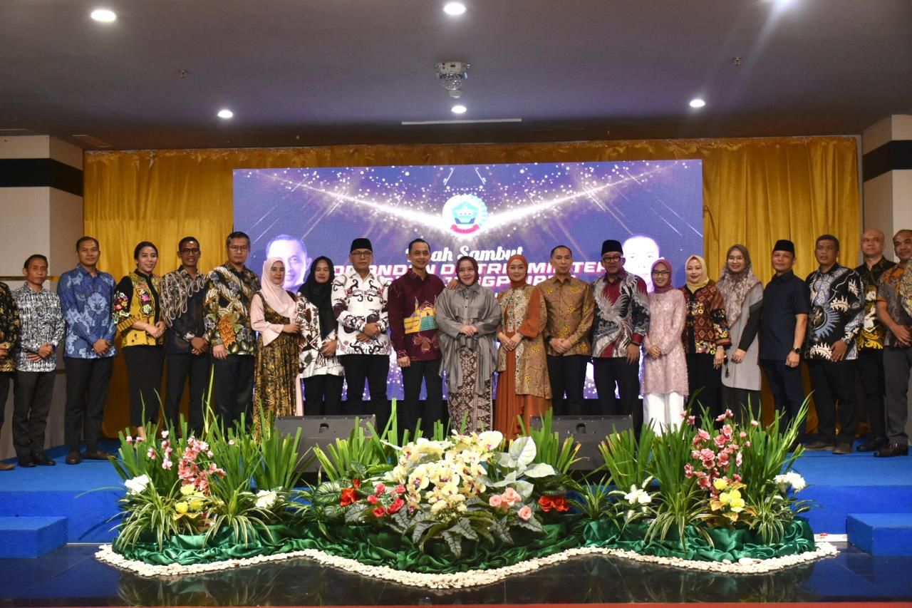 Bersama Forkopimda Kota Tanjung Pinang, Danlanal Bintan Hadiri Pisah Sambut Dandim 0315/TPI