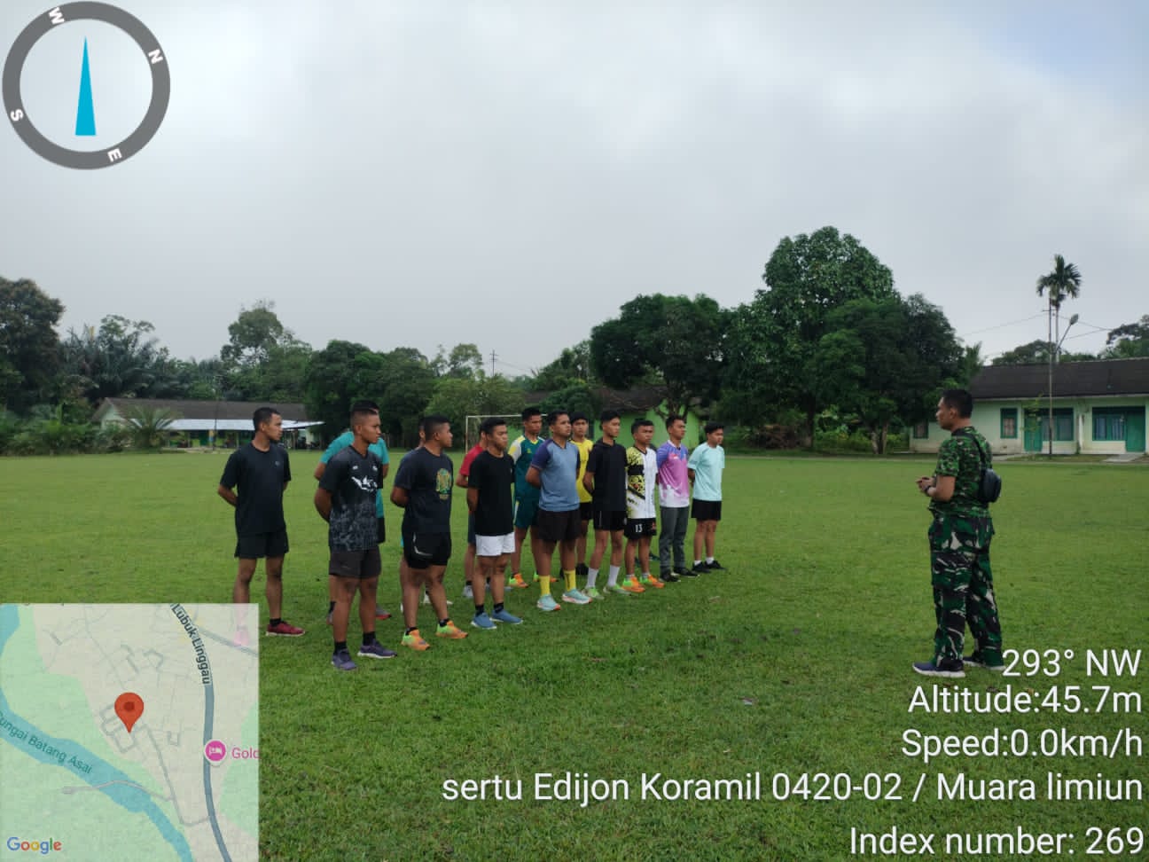Mayor Chk Dedy Afrizal, SH., MH., Laksanakan Pembinaan Fisik dan Psikotes Calon peserta seleksi TNI AD di Kompi A Lama