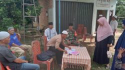 Melayat Ke Rumah Warga Binaan, Bentuk Kepedulian Babinsa Kepada Warganya