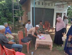 Melayat Ke Rumah Warga Binaan, Bentuk Kepedulian Babinsa Kepada Warganya