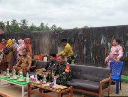 Perkuat Sinergi, Babinsa Koptu Simuslim Lakukan Komsos dengan Camat Margo Tabir di Desa Sumber Agung