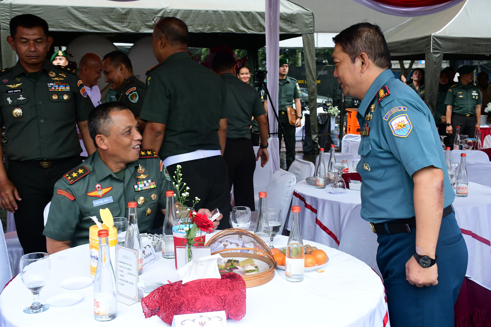Komandan Lanal Bandung Hadiri Acara Syukuran HUT Le-79 Kodam III/Siliwangi Tahun 2025