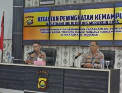 Polres Merangin Beri Pelatihan Peningkatan Kemampuan Kasatkamling Tahun 2025 Kepada Perwakilan Rt, Rw, Serta Ketua Pemuda 