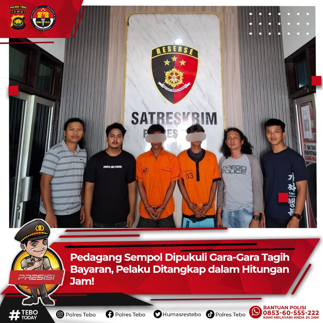 Tukang Sempul Dipukuli Gara-gara Tagih Bayaran,Pelaku Ditangkap Dalam Hitungan Jam