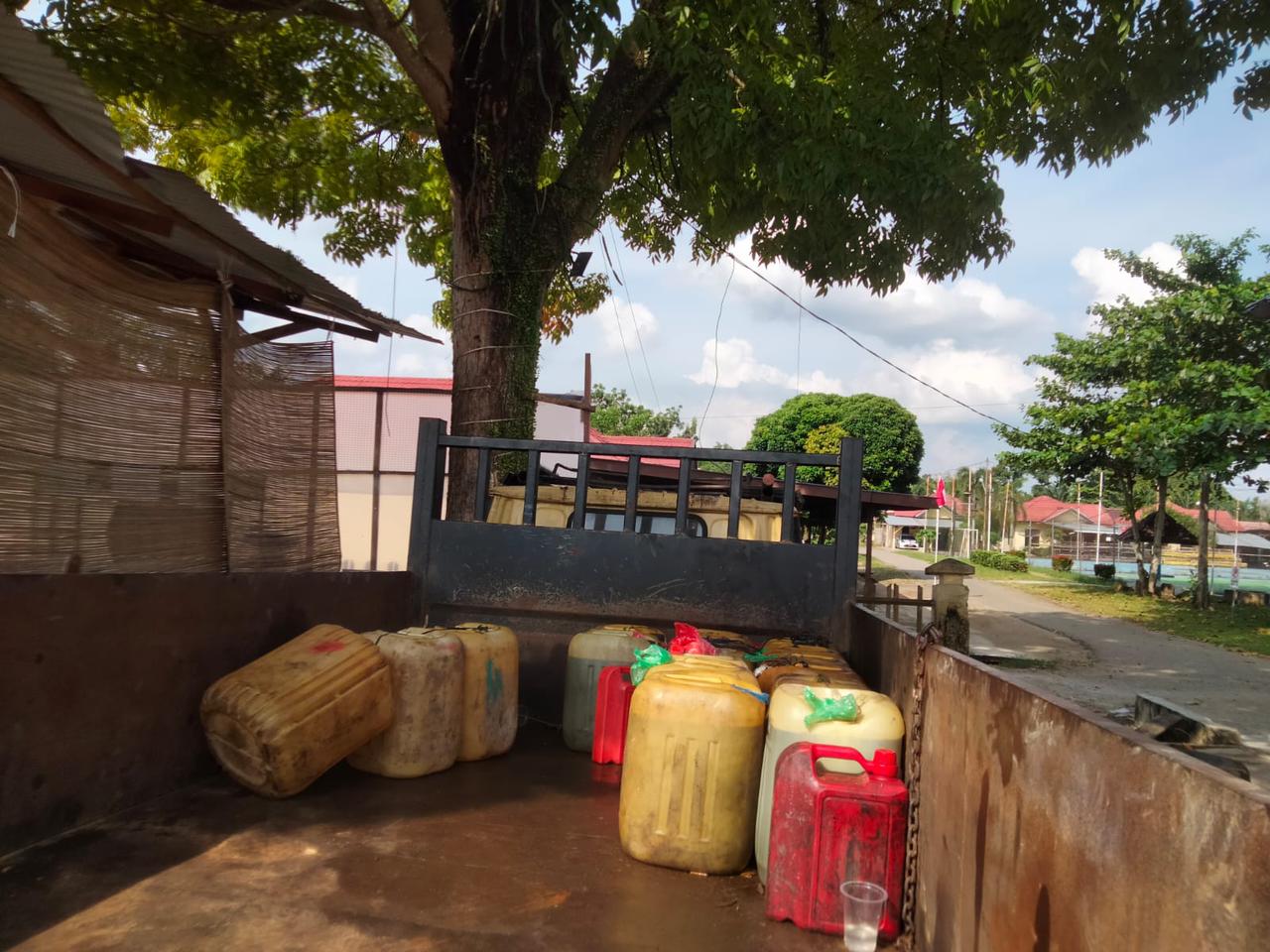 Sat Reskrim Polres Tebo Bekuk Dua Pelaku Penyalahgunaan BBM Bersubsidi du Dua Lokasi Berbeda