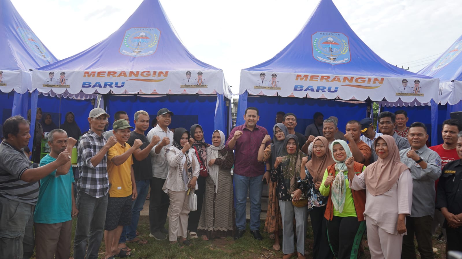 Bupati Merangin Resmikan Relokasi PKL Tahap Dua Di Kawasan Pasar Rakyat Type A Kabupaten Merangin