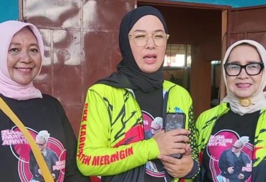 Ketua TP PKK Hj Lavita Apresiasi Merangin Zumba Party