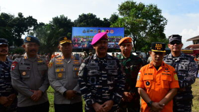 Antisipasi Bencana Alam, TNI AL Gelar Latihan Penanggulangan Bencana di Bandung