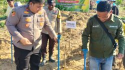 Polsek Muara Tabir Gelar Kegiatan Penanaman Jagung  Di Lahan BUMDES Desa Tambun Arang, Dukung Ketahanan Pangan Dan Program Makan Gratis