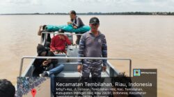 TNI Angkatan Laut Bersama Tim SAR Gabungan Berhasil Temukan Mayat Korban Kecelakaan Laut di Perairan Batang Kuantan Indragiri Hilir