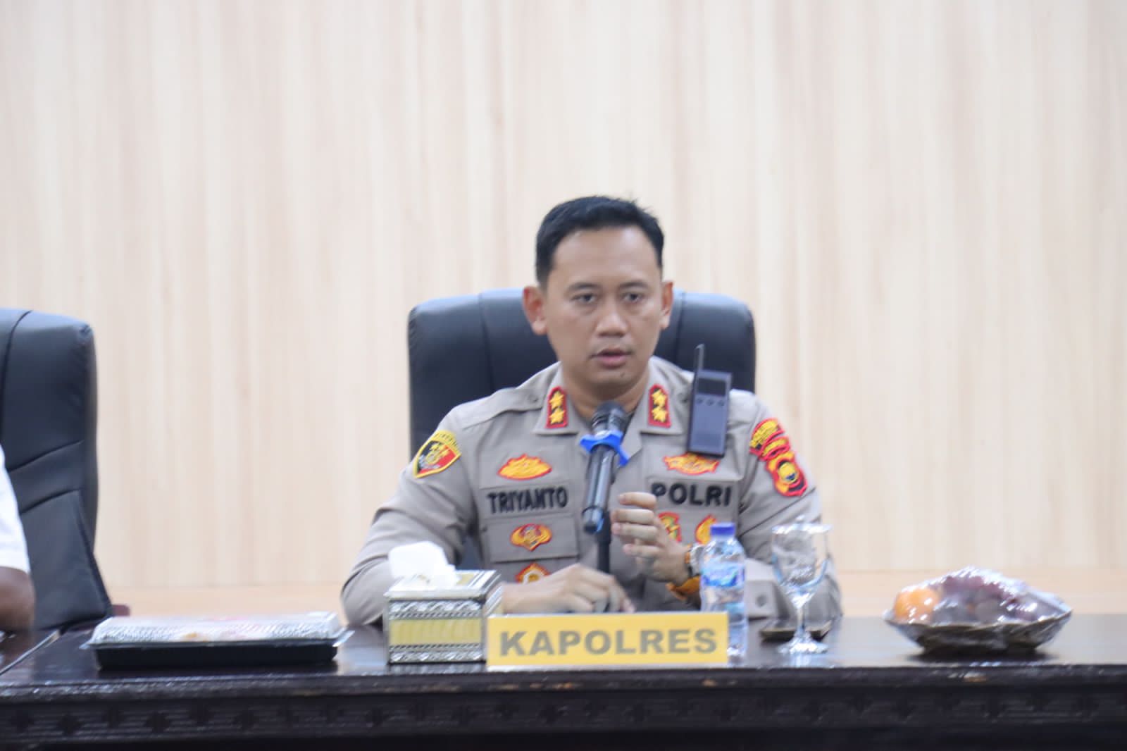 Polres Tebo Gelar Rapat Koordinasi Ketahanan pangan Bersama Dinas Terkait Dan Perusahaan Perkebunan