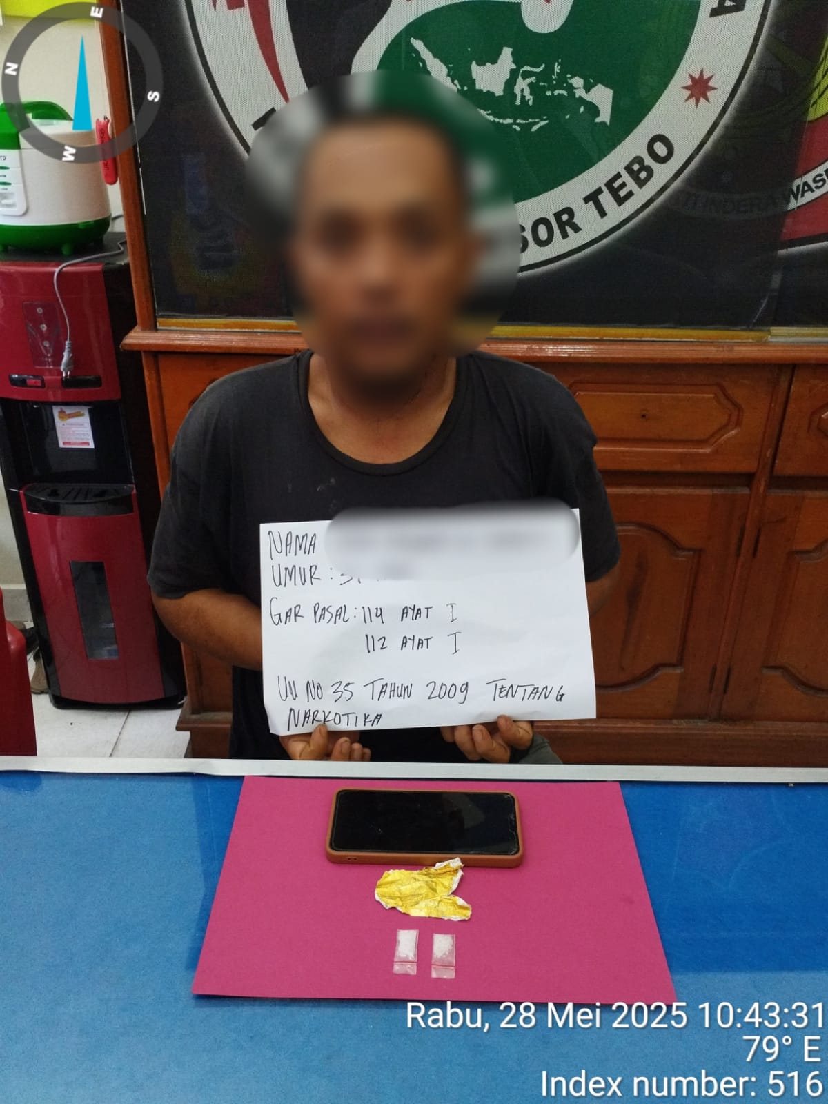 Satresnarkoba Polres Tebo Tangkap Residivis Dan Kurir Narkoba