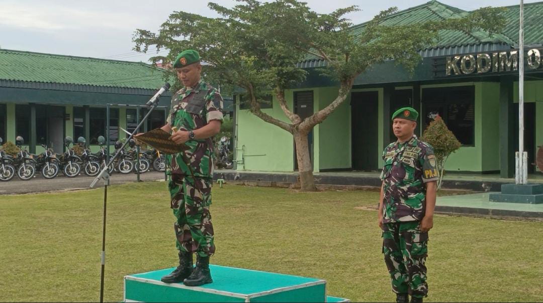 Apel Luar Biasa dan Pengarahan Dandim 0420/Sarko, Tegaskan Disiplin Cek Kendaraan Dinas dan Hindari Judi Online