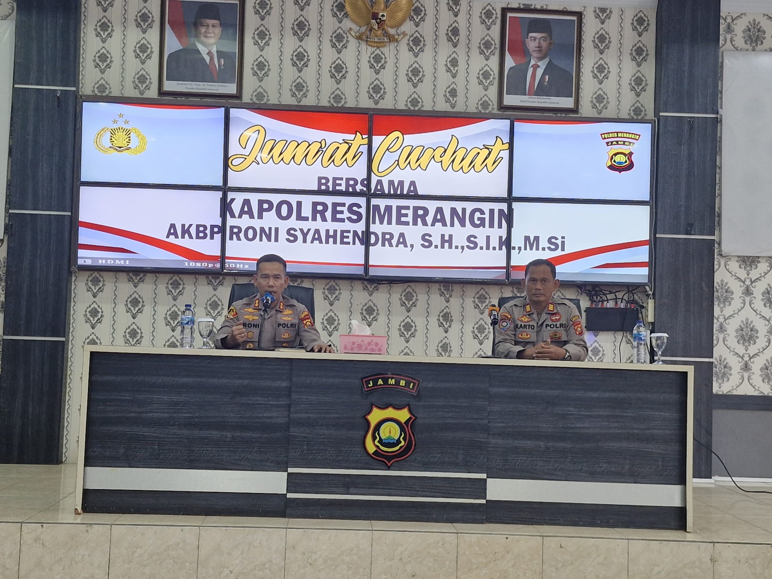 Kapolres Merangin Gelar Jumat Curhat, Bahas Masalah Kenakalan Remaja dan Keamanan Lingkungan