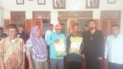 Program Beras Sodakoh Petani Desa Karangreja Kembali Di Salurkan Untuk Yang Ke – Empat Kalinya