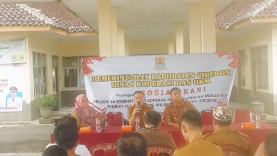 Sosialisasi Pembentukan Pengurus Koperasi Desa Merah Putih Di Kebut, Masih Ada 300 Desa Belum Terbentuk Di Kabupaten Cirebon