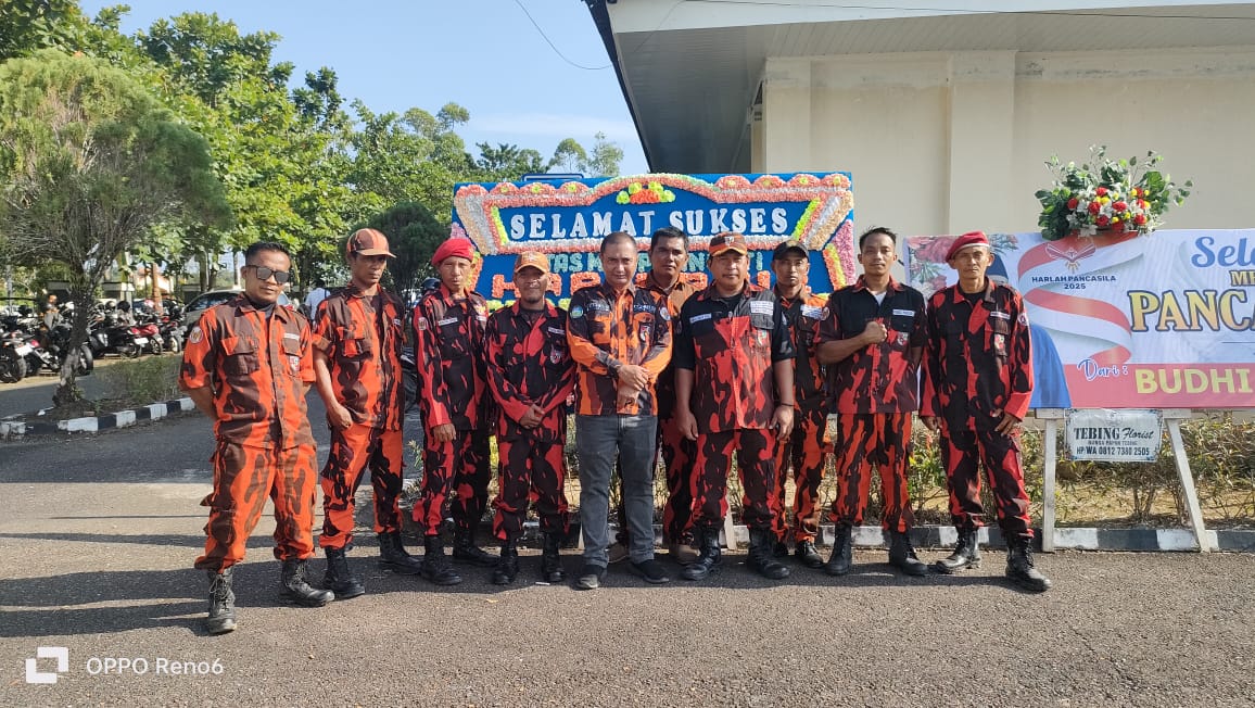 MPC Pemuda Pancasila Kabupaten Tebo Menghadiri Peringatan Hari Lahir Pancasila Ke -80  Di Komplek Perkantoran Bupati Tebo
