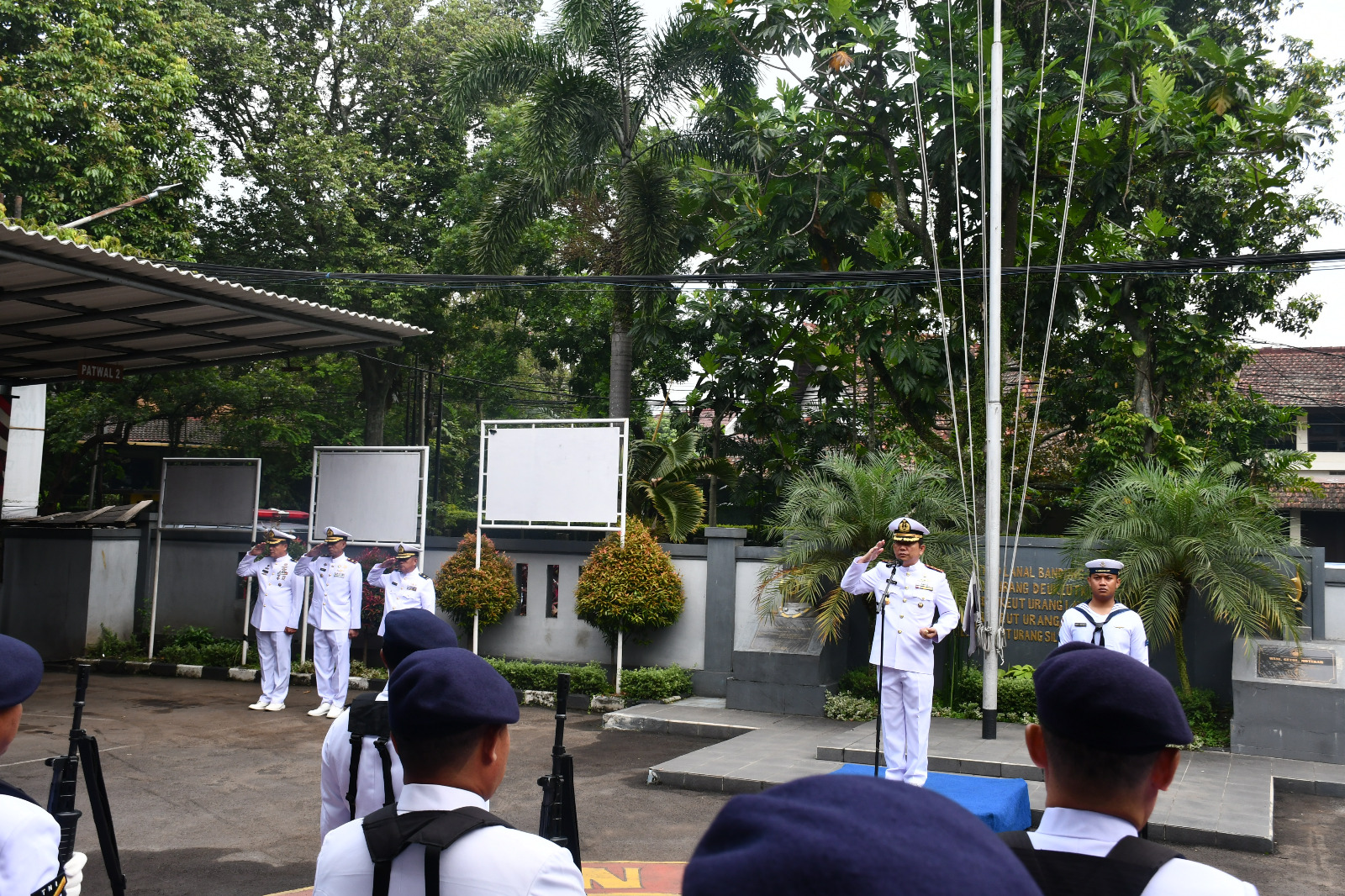 Pimpin Upacara Peringatan Hari Lahir Pancasila, Komandan Lanal Bandung Bacakan Pidato Kepala Badan Pembinaan Ideologi Pancasila RI