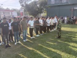 Pelepasan Calon Tamtama TNI-AD Dengan Penuh Semangat Di Koramil 07/Sungai Manau