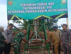 Kodim 0420/Sarko Sukses Laksanakan Vicon Kunker KASAD di Lokasi Ketahanan Pangan Desa Simpang Limbur