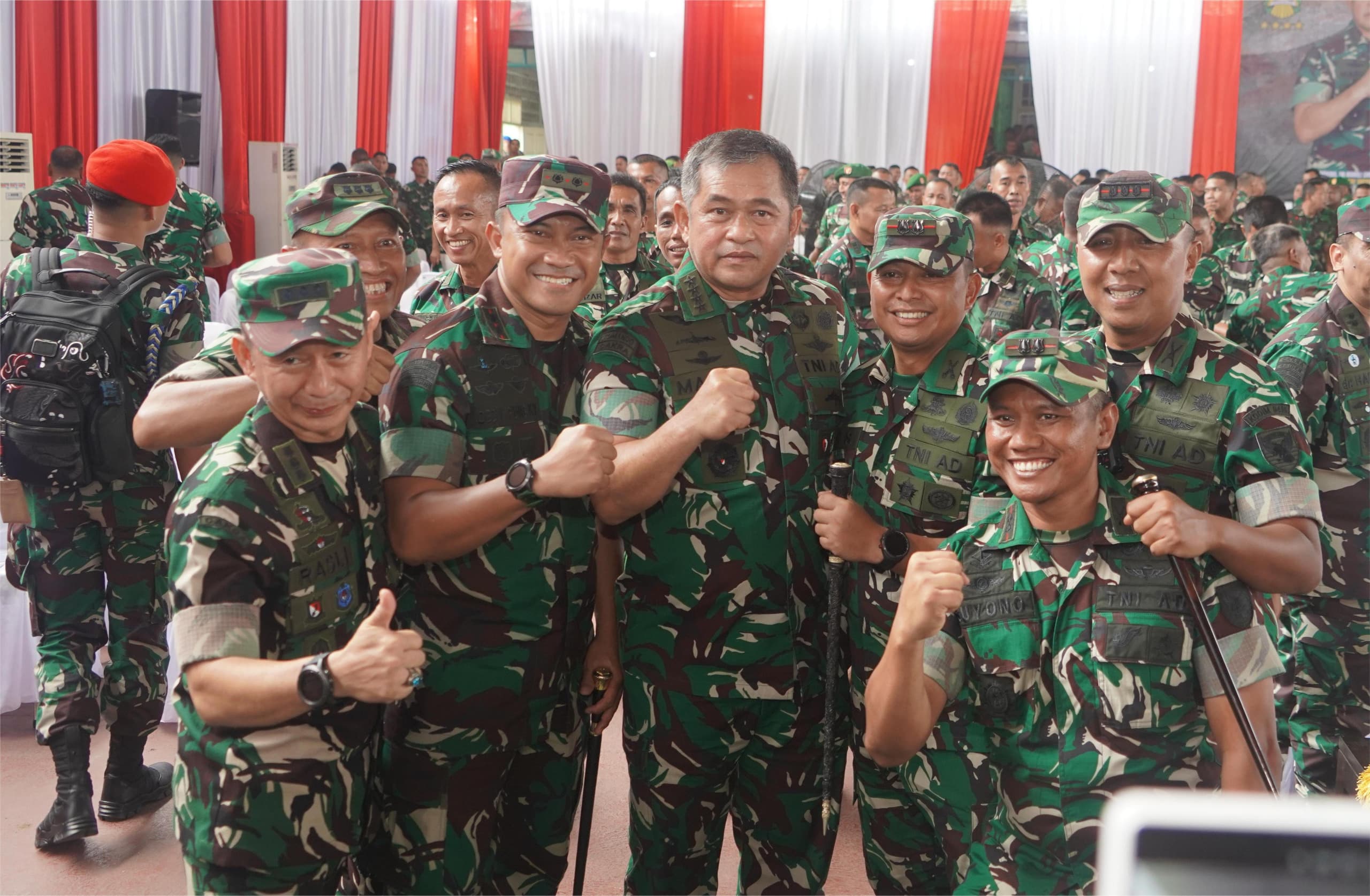 Dandim 0420/Sarko Sambut Kasad Jenderal TNI Maruli Simanjuntak, M. Sc. di Korem 042/Gapu Jambi
