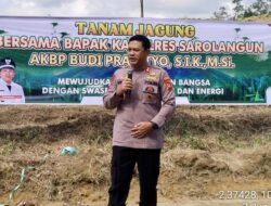 Kapolres Sarolangun Inisiasi Penanaman Jagung di Lahan Tidur, Kades Sungai Keramat CNG Hingga Anggota DPRD Profinsi Jambi Berikan Dukungan Penuh.